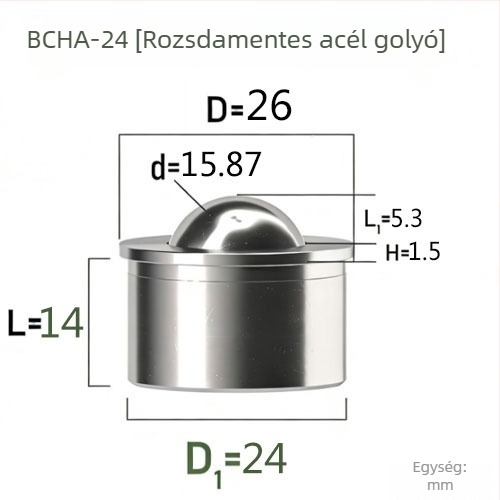 QX BCHA7.5 Univerzális acélgolyó pozicionáláshoz és préselt kötéshez