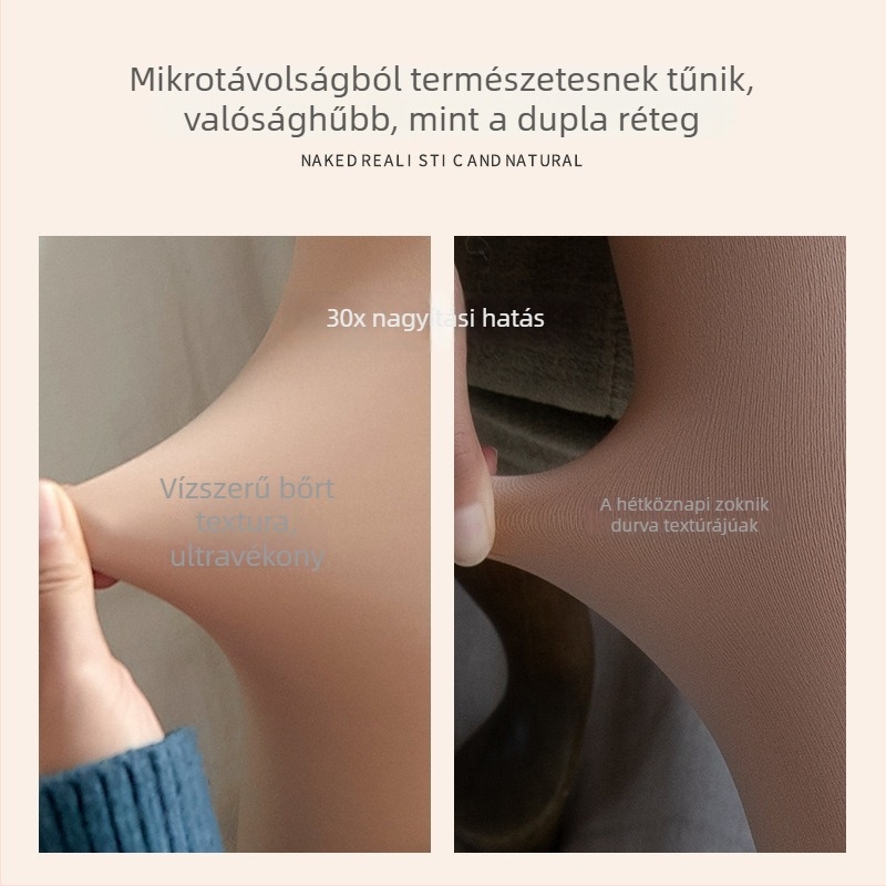 300D nylon harisnya nőknek - tavasz-ősz, vékony, hosszított hossz, magas méret, UV-védelem, formázás, szakadásálló