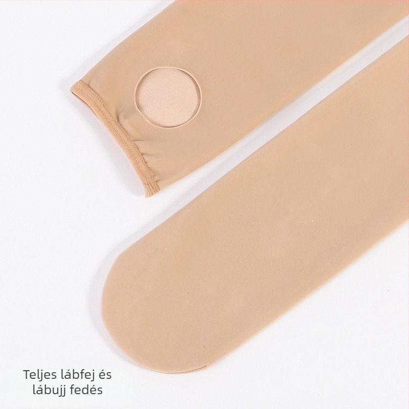 300D nylon harisnya nőknek - tavasz-ősz, vékony, hosszított hossz, magas méret, UV-védelem, formázás, szakadásálló