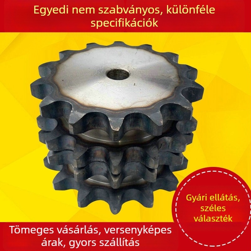 Különféle nem szabványos lánckerekek, 16A kétsoros, 1 hüvelyk, mezőgazdasági és ipari lánc meghajtás, nagy szilárdság