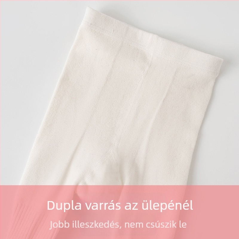 Combed pamut gyerekharisnyanadrág készlet, egyszínű, koreai stílus