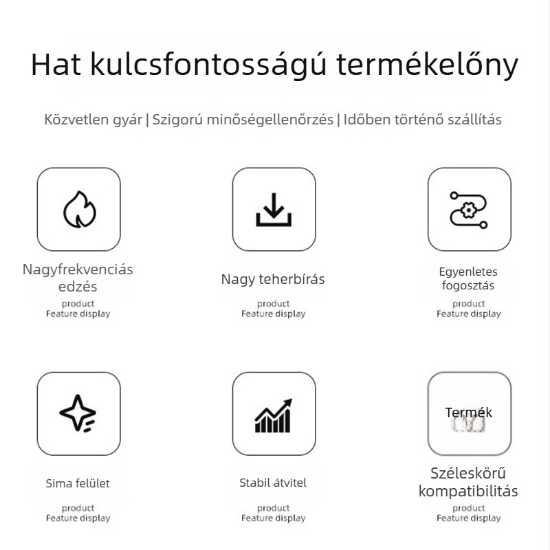 Személyre szabott fogaskerék-sín, 45-ös acél, precíziós megmunkálás CNC berendezésekhez