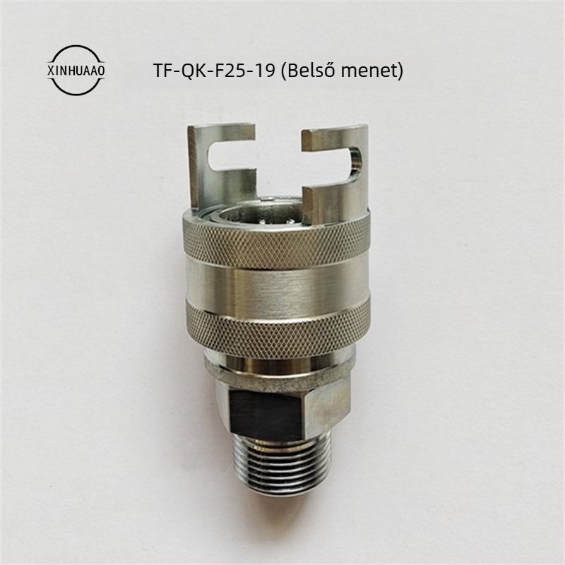 Levegőcsatorna gyorscsatlakozó TF-QK-F25-19, DN25, menetes, szorítóval