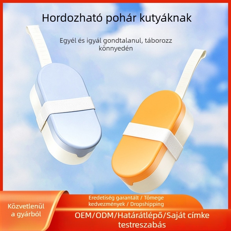 Hordozható ivóvíz-palack macskáknak és kutyáknak – szabadtéri sétákhoz