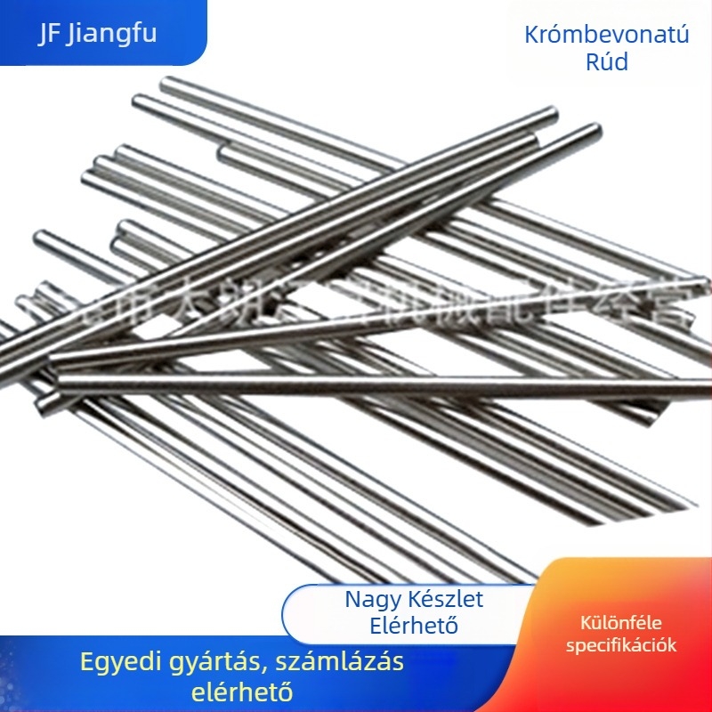 45# acél lineáris tengely, hengeres rugalmas tengely, kemény dugattyúkar, krómozott hengeres rúd – egyedi gyártás