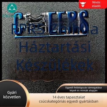 3D puha műanyag tábla - PVC névtábla, egyedi logó, imitált fém logó