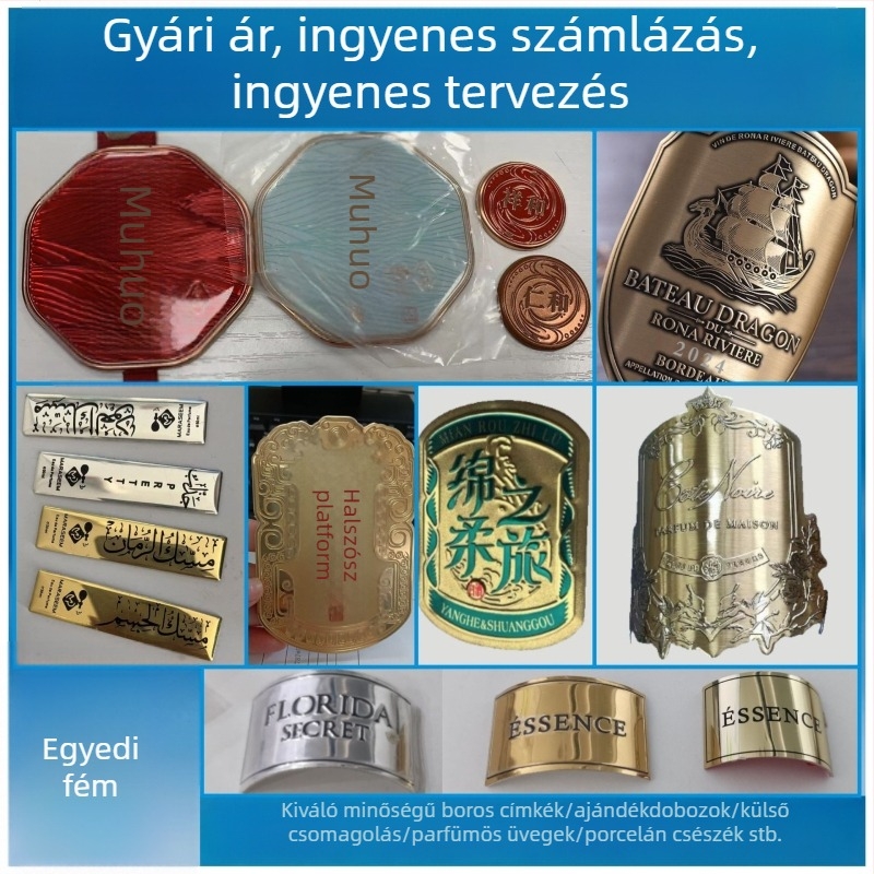 Fémes alumínium mágneses jelölő tábla – címkék és névtáblákhoz