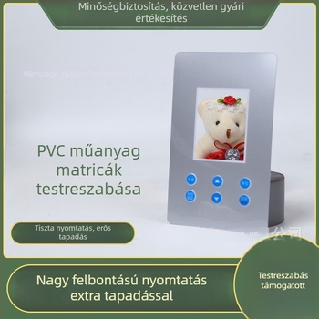  Öntapadós PVC panel címkék nyomdagépekhez — testreszabható panelnévtáblák