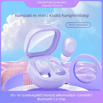 M21TWS valódi vezeték nélküli fülhallgatók, mini méretűek, sportos, zajcsökkentés, kiváló hangzás, alacsony késleltetés