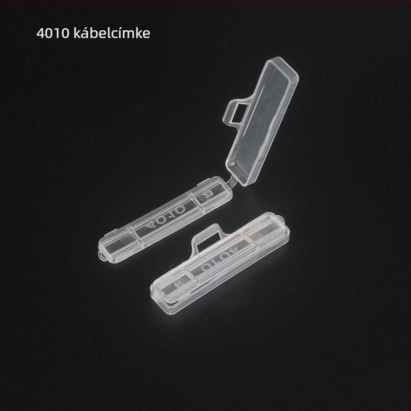 3010 Vízálló, átlátszó kábelcímke keret LMC4010 azonosítódobozzal