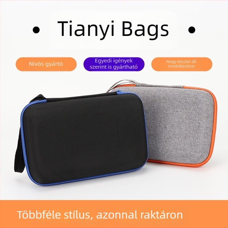 EVA tároló tok fejhallgatókhoz, kábelekhez és hordozható merevlemezhez