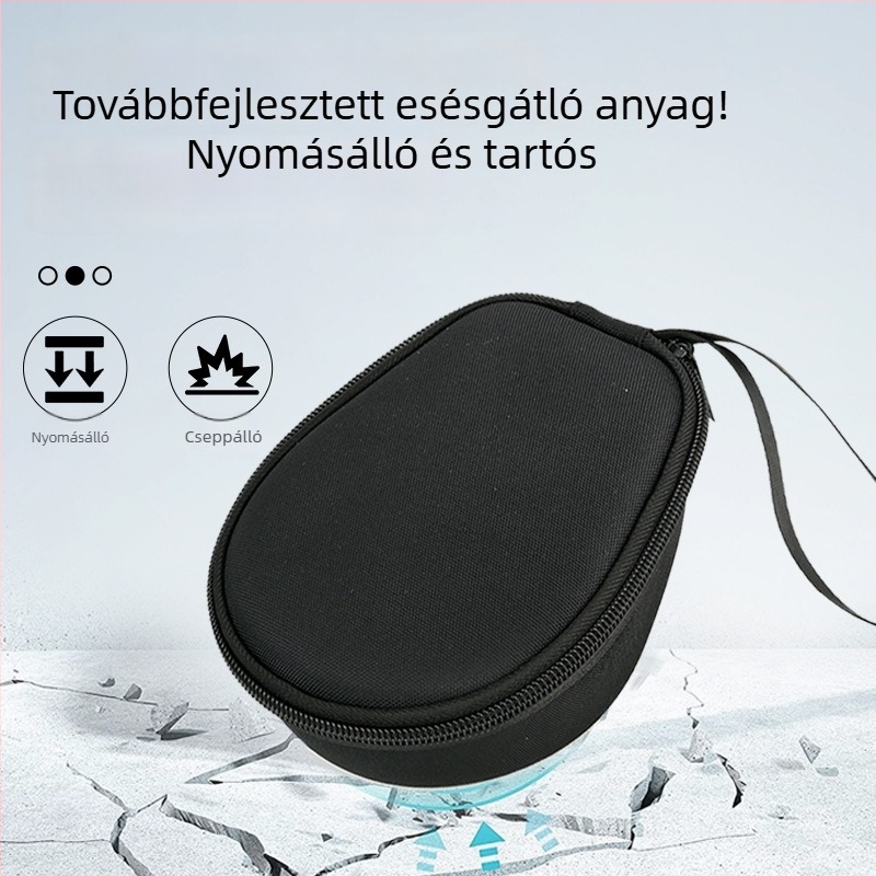 Csontvezetéses fülhallgató tároló tok EVA tasakkal és adatkábel