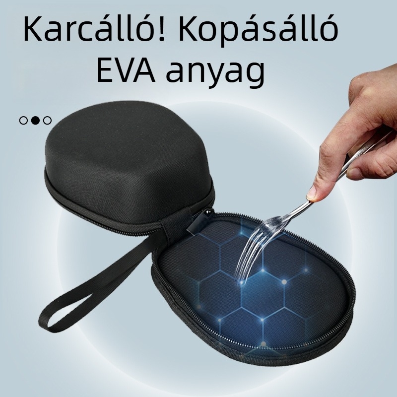 Csontvezetéses fülhallgató tároló tok EVA tasakkal és adatkábel