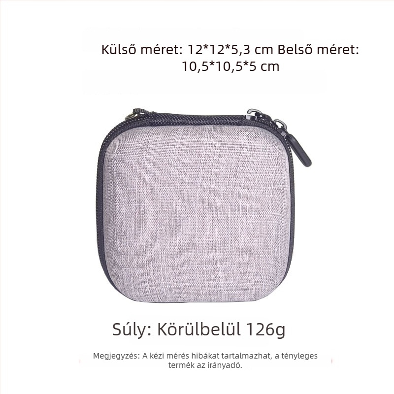 EVA kemény tok szűrők és lencsék számára, 7 rekeszes digitális eszköz tároló, testreszabható csomagolás 3C elektronikai termékekhez.