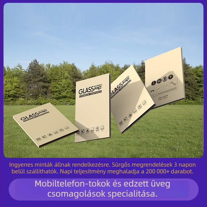 iPad temperált üveg kijelzővédő csomagoló doboz, 8/11/13 hüvelyk