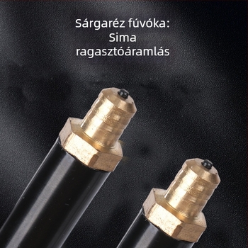 Poliuretánhab-pisztoly, fém, könnyen tisztítható