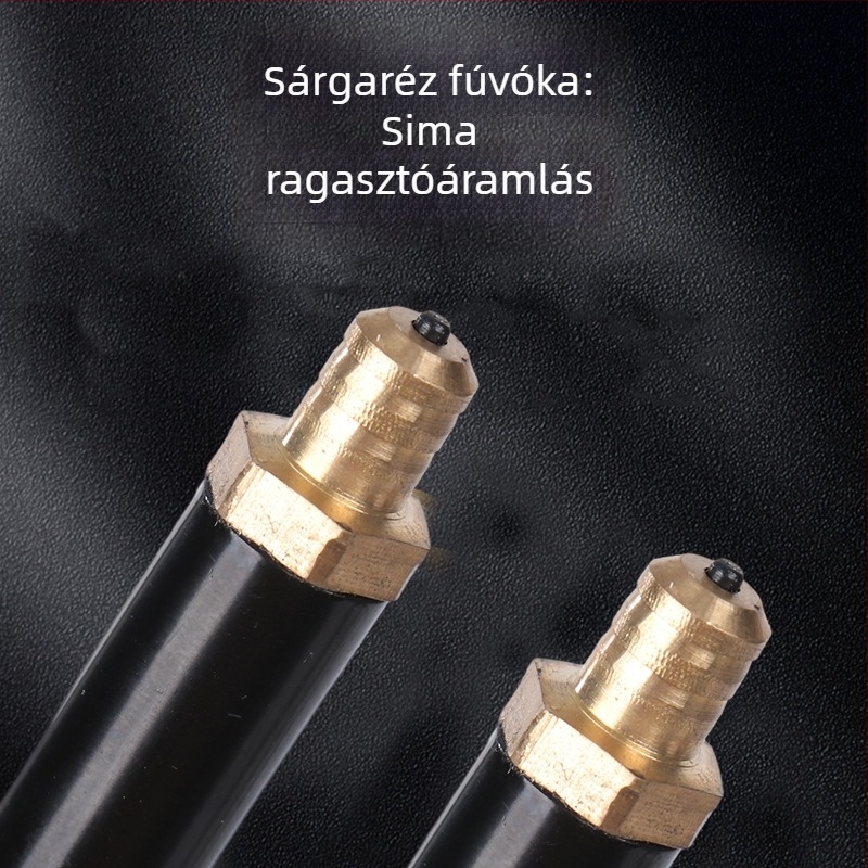 Poliuretánhab-pisztoly, fém, könnyen tisztítható