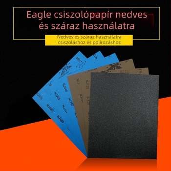 Eagle Axe nedves- és száraz csiszolópapír fafaragáshoz és kézműves munkákhoz