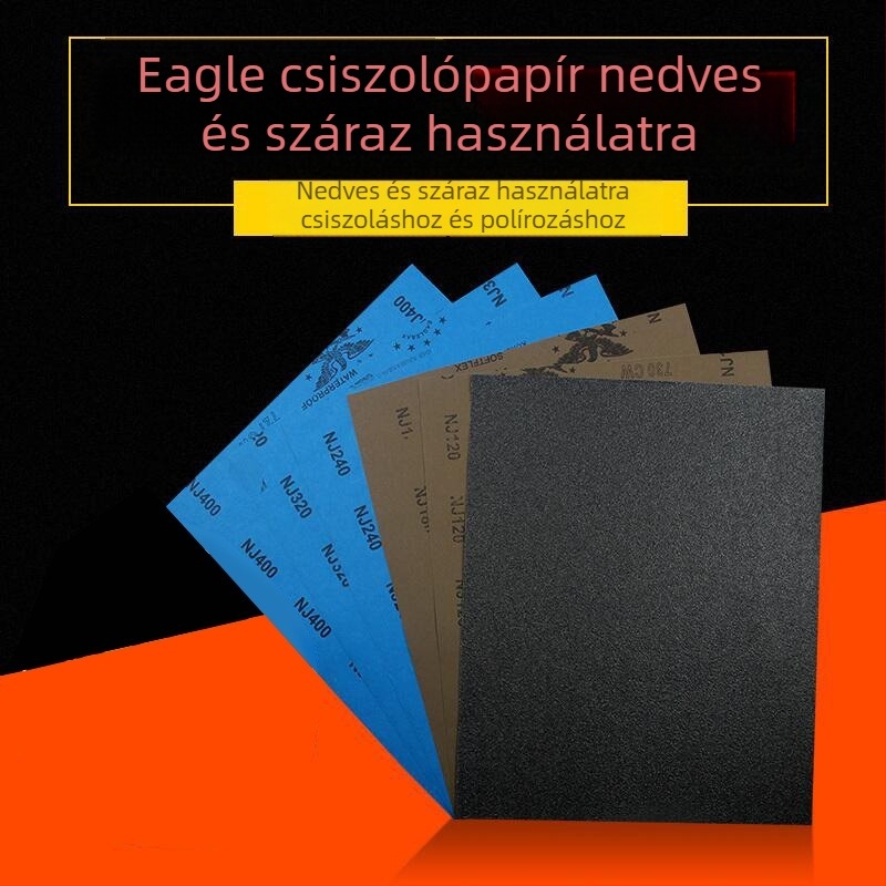 Eagle Axe nedves- és száraz csiszolópapír fafaragáshoz és kézműves munkákhoz