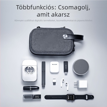 Nagy kapacitású EVA tároló doboz elektronikus kiegészítők számára