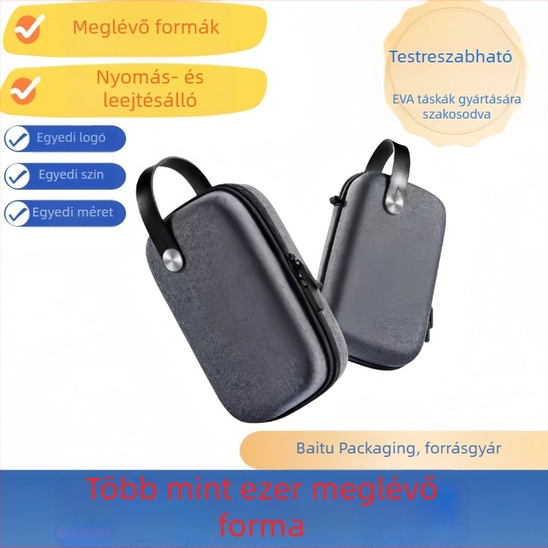 Nagy kapacitású EVA tároló doboz elektronikus kiegészítők számára