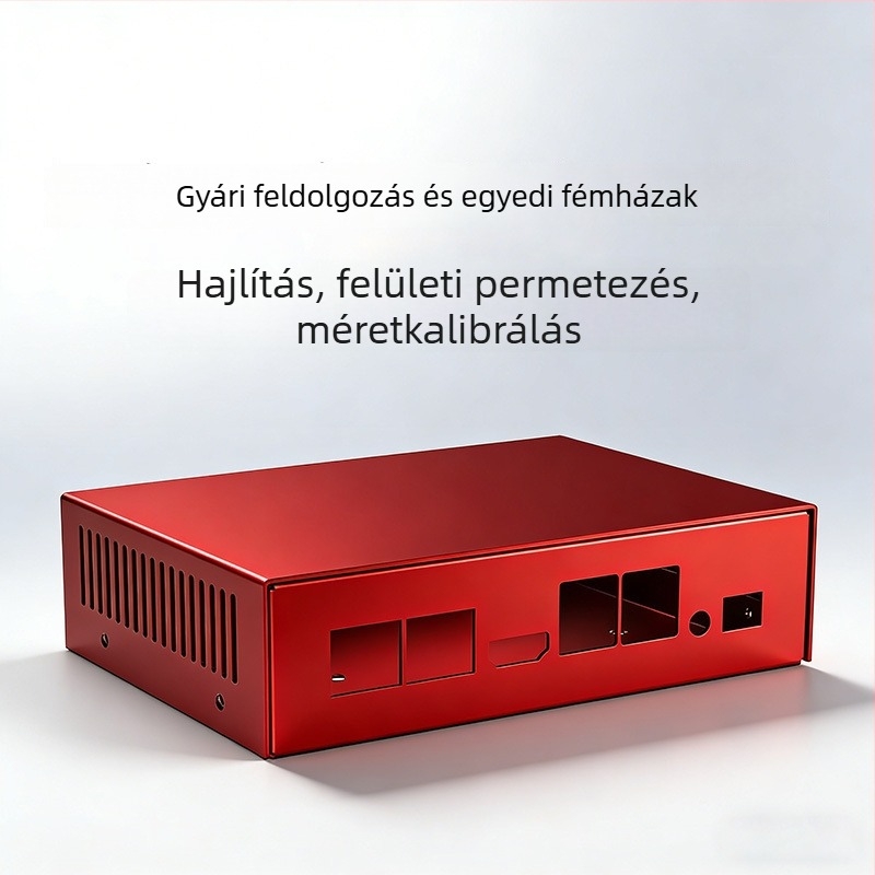 Mini ipari számítógép fémház integrált hajlítási eljárással, kültéri használatra, rezgésálló és kiváló védelem