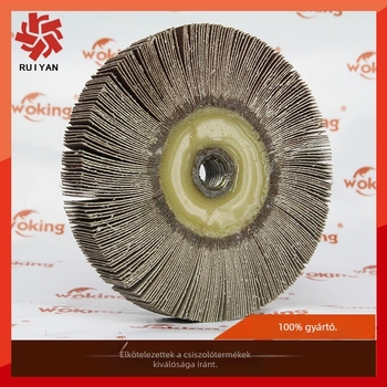125x20 mm-es polírozó korong M14 menethez, szögcsiszolóhoz
