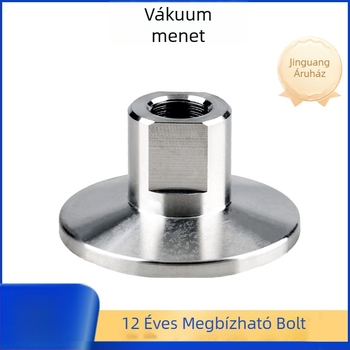 KF vákuum belső menetes csatlakozó, 304 rozsdamentes acélból, 16 gyorscsatlakozó, 25 bilincs, 40 tok, 50 csatlakozó és csövön lévő tartozék, műszer