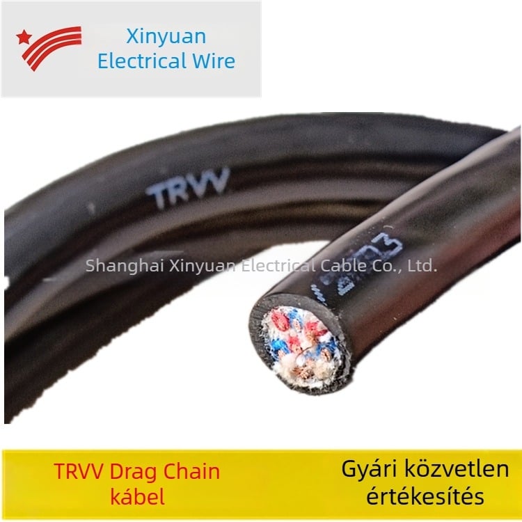 Személyre szabott vezető lánc-kábel TRVV8*0.5, hidegálló, húzás- és kopásálló, különböző specifikációk