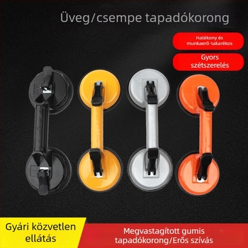 Alumíniumötvözet vákuumcsésze nehéz csempe és üveg kezelésére – erős emelő a padlólapokhoz és a telepítéshez