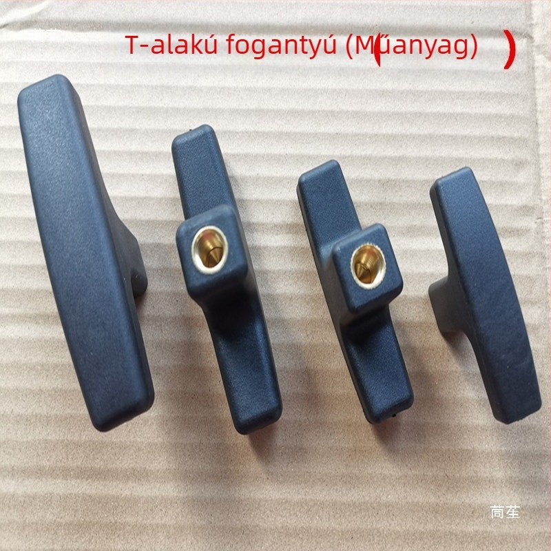T alakú bakelit műanyag fogantyú, háromszög alakú nyíl formájú fogantyú, kézi kerék