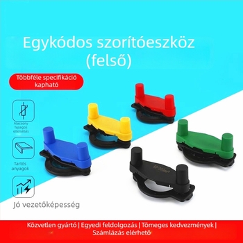 Kábelrögzítő terminál középső felső zárófüllel és szerelési klippel