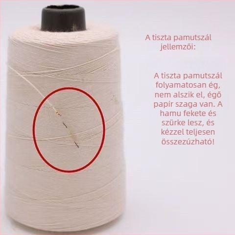 100%-os pamutfonal kézi varráshoz, színezés nélküli, hagyományos pamutfonal ruházathoz és otthoni textilekhez