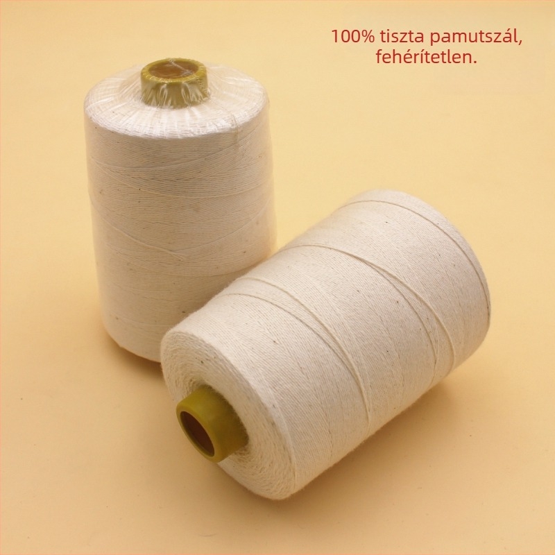 100%-os pamutfonal kézi varráshoz, színezés nélküli, hagyományos pamutfonal ruházathoz és otthoni textilekhez