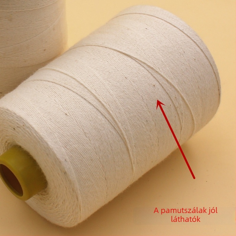 100%-os pamutfonal kézi varráshoz, színezés nélküli, hagyományos pamutfonal ruházathoz és otthoni textilekhez