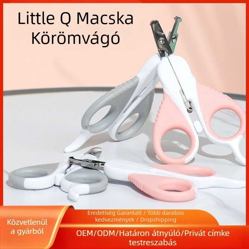 Állati körömvágó olló macskák és kutyák számára – ápoló eszköz