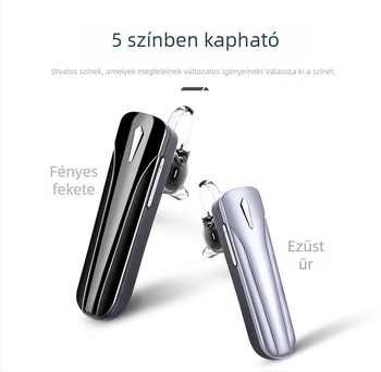 F6 vezeték nélküli Bluetooth fülhallgató, mini méret, privát modell, fülhurok, sztereó hang, hosszú üzemidő