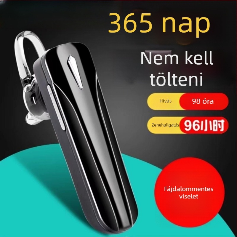 F6 vezeték nélküli Bluetooth fülhallgató, mini méret, privát modell, fülhurok, sztereó hang, hosszú üzemidő