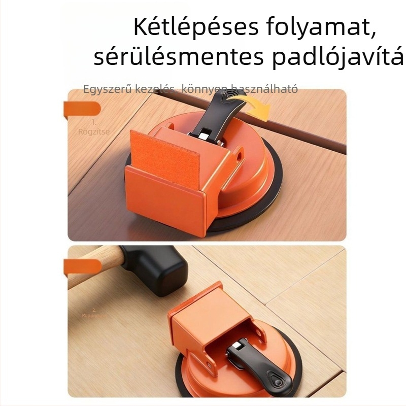 Fa padlóhézagok javítására szolgáló eszköz, erős vákuumos szívófejjel a hézagok szorosításához