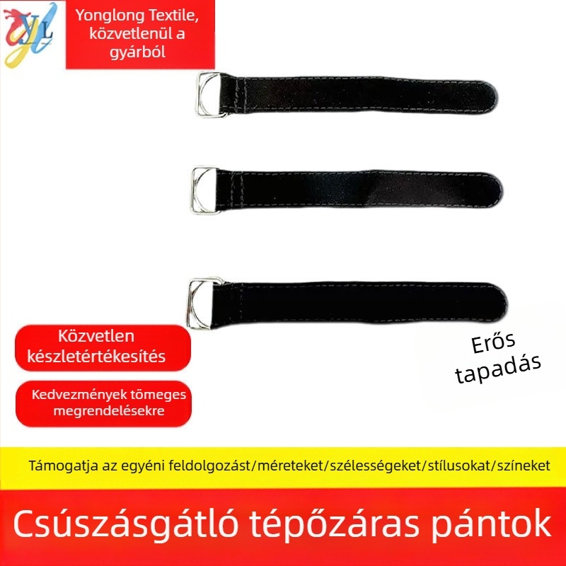 Velcro horgászbot pánt biztonságos rögzítéshez, csattal a veszteség elleni védelem érdekében