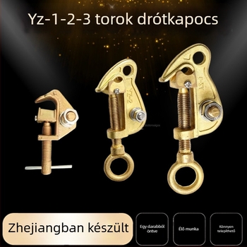 Zhikeng'an Monkey Head vonó- és rögzítőszorító dierekhez YZ-1/YZ-2/YZ-3, alumíniumötvözet és sárgaréz