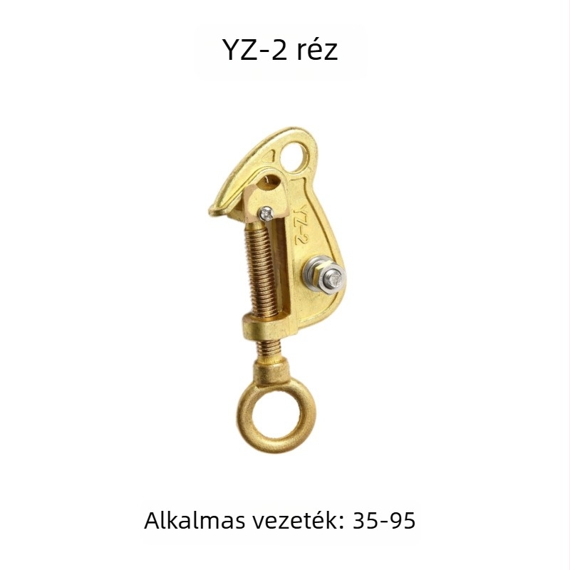 Zhikeng'an Monkey Head vonó- és rögzítőszorító dierekhez YZ-1/YZ-2/YZ-3, alumíniumötvözet és sárgaréz