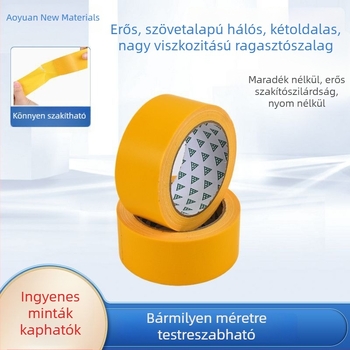 Szövetalapú kétoldalas ragasztószalag szőnyegek rögzítésére, nagy viszkozitással