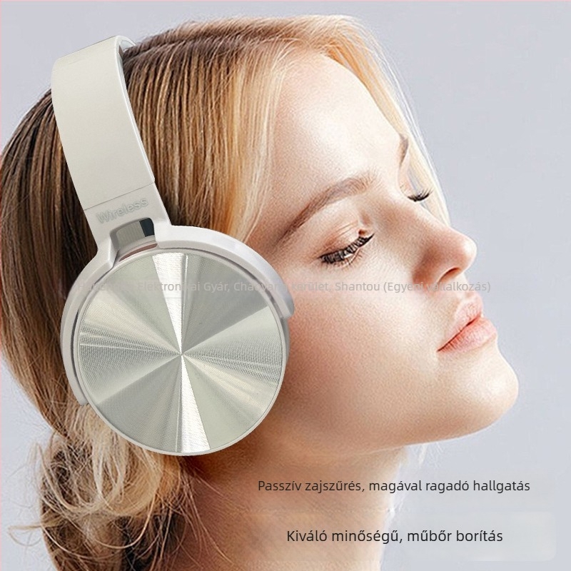 950 vezeték nélküli over-ear fülhallgató sporthoz, hosszú üzemidejű, összecsukható, Bluetooth, logó testreszabás