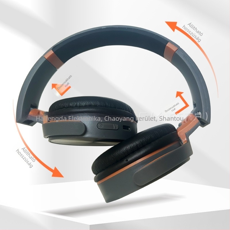 950 vezeték nélküli over-ear fülhallgató sporthoz, hosszú üzemidejű, összecsukható, Bluetooth, logó testreszabás