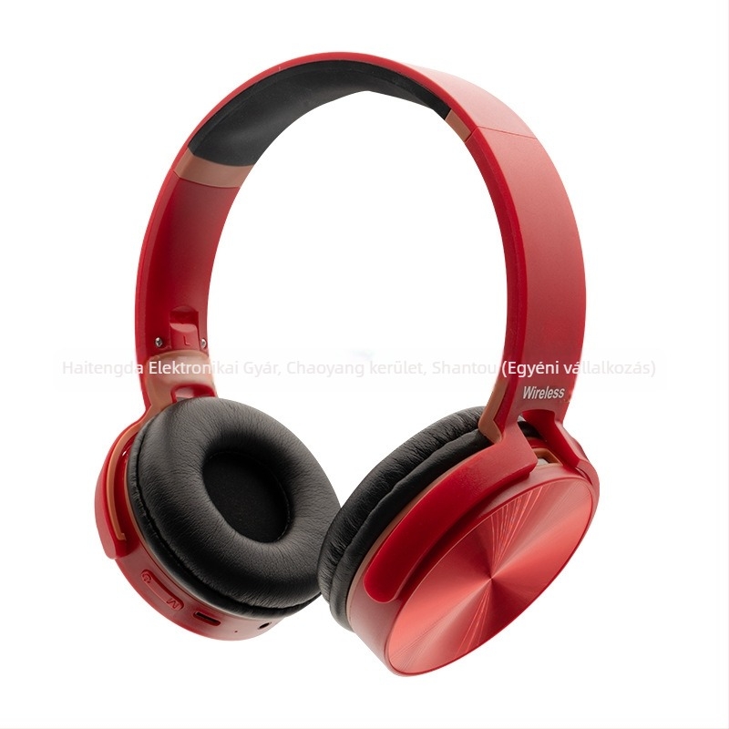 950 vezeték nélküli over-ear fülhallgató sporthoz, hosszú üzemidejű, összecsukható, Bluetooth, logó testreszabás