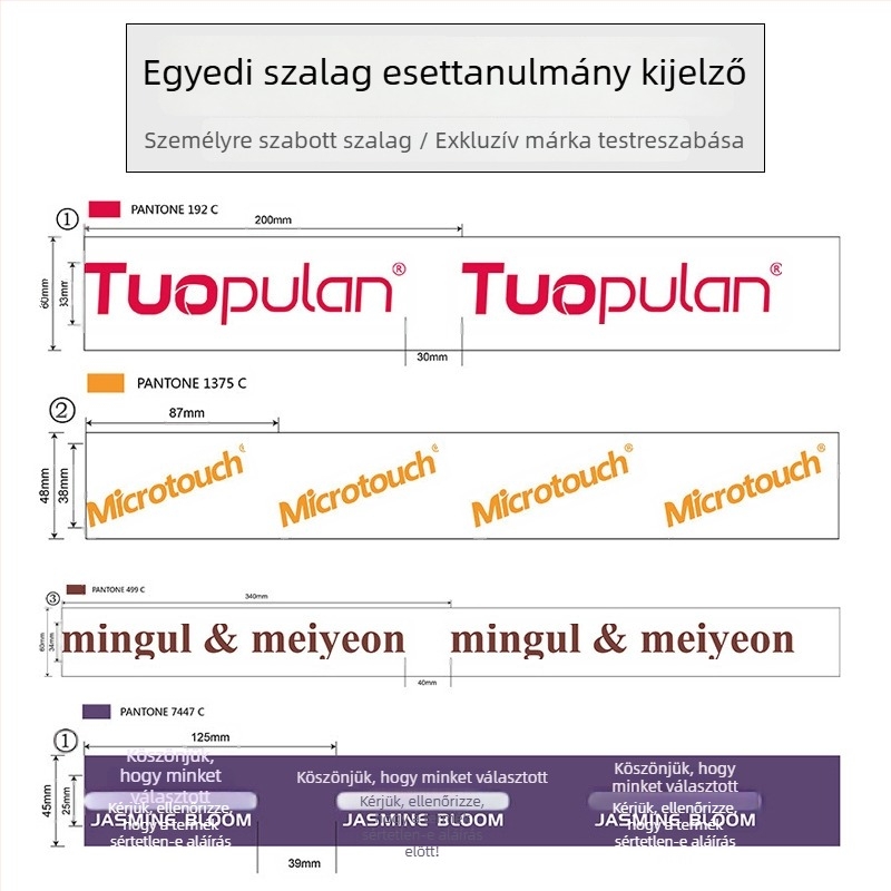 Egyedi nyomtatású figyelmeztető logó szalag, átlátszó csomagoló szalag