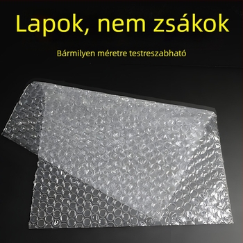 Új anyagú buborékfólia szeletek, vastagított, ütésálló, törésálló és vízálló