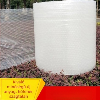Erősített kétszintes buborékfólia csomagoláshoz, 30 cm szélesség, 100 m hossz