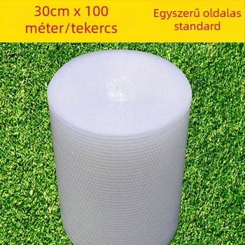 Erősített kétszintes buborékfólia csomagoláshoz, 30 cm szélesség, 100 m hossz